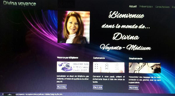 Pour connaître toutes les informations sur mes services et tarifs, je vous invite à visitez mon propre site web: www.divina-voyance.com